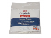 Easybake Non-Stick Burger Discs (8.5cm / 3.3") x 200